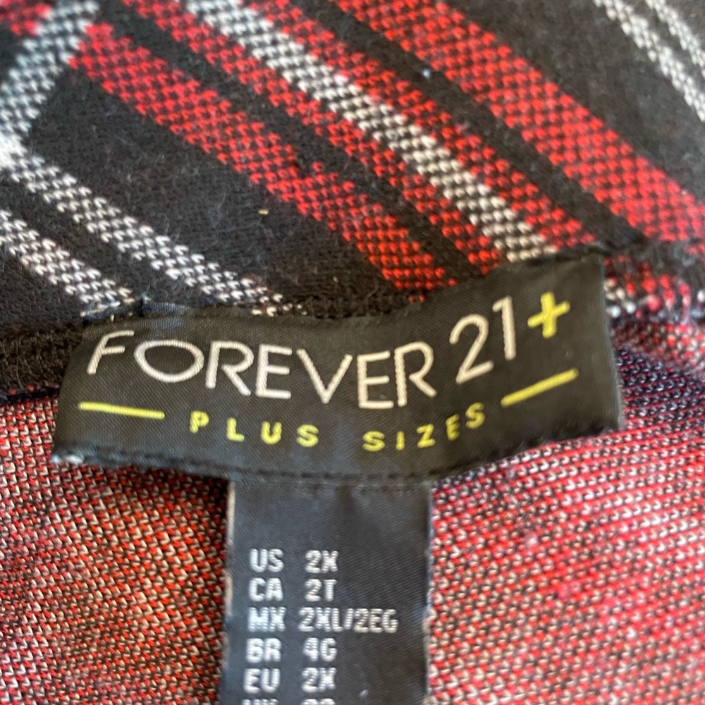 Plaid A Line Skirt - Picture 3 of 3